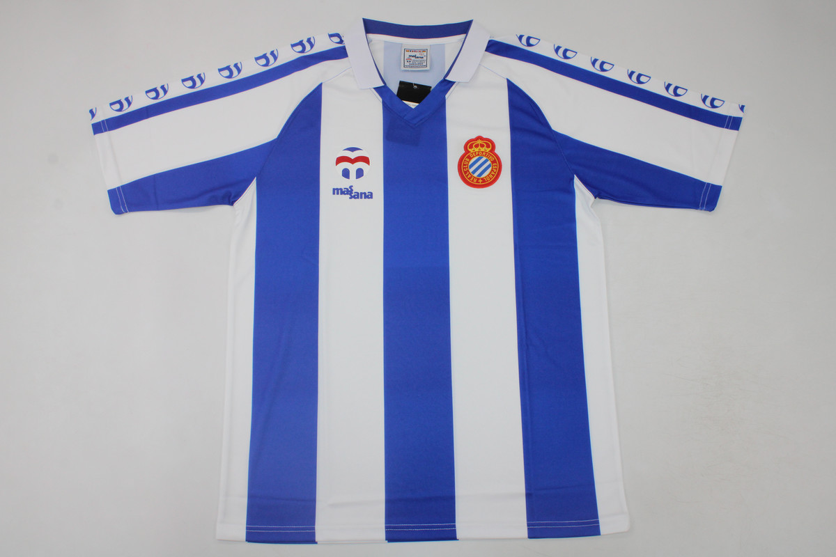 AAA Quality Espanyol 84/89 Home Soccer Jersey